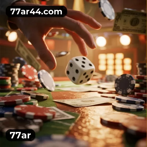 Imagem promocional da 77ar mostrando a plataforma e suas vantagens