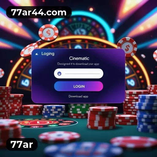 Imagem promocional da 77ar mostrando a plataforma e suas vantagens