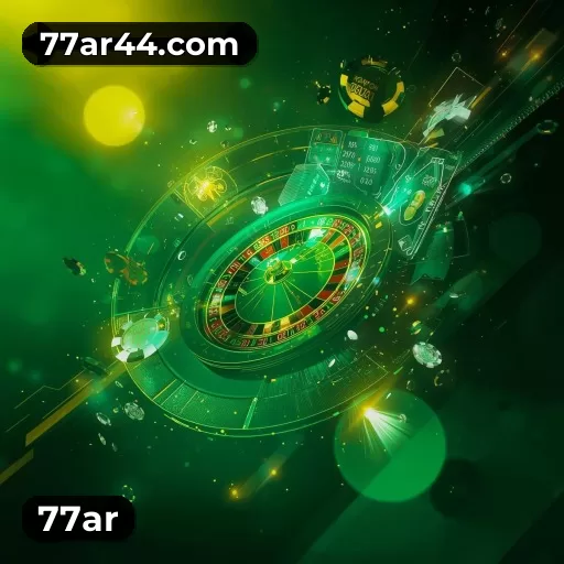Imagem promocional da 77ar apresentando a plataforma e seus recursos