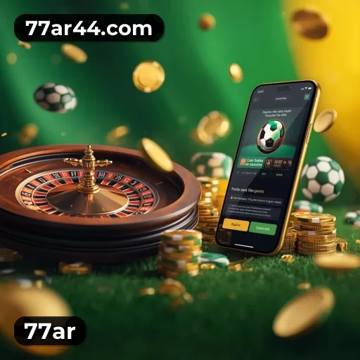 Imagem promocional da 77ar ilustrando a plataforma e seus diferenciais