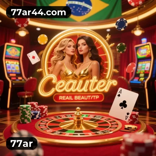 Imagem promocional da 77ar divulgando a plataforma e suas promoções