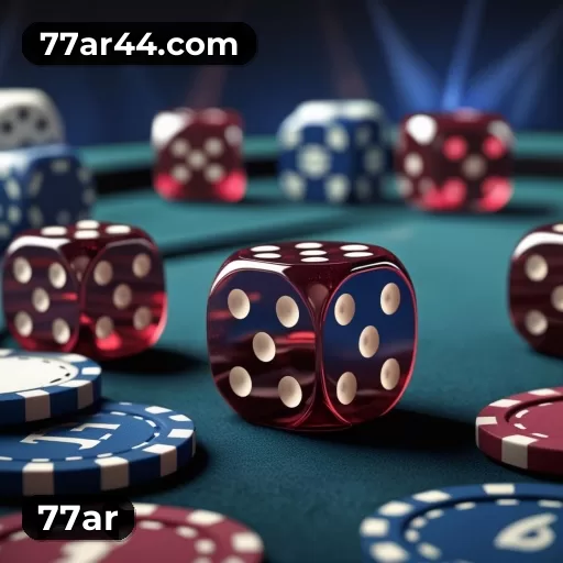 Imagem promocional da 77ar apresentando a plataforma e seus recursos